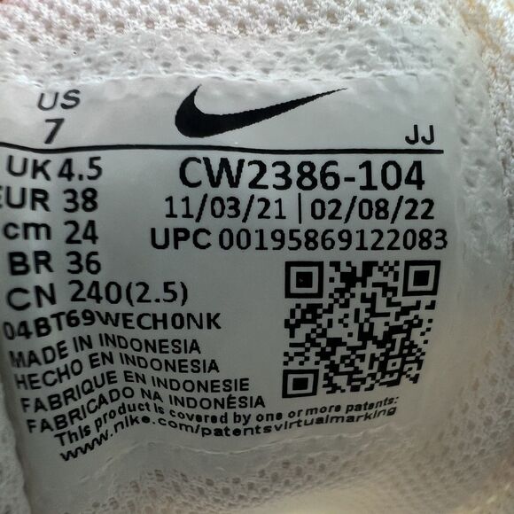 Nike Crater Impact 'White University Blue' Athletic Shoes Sneakers Women's 7 - Picture 8 of 8